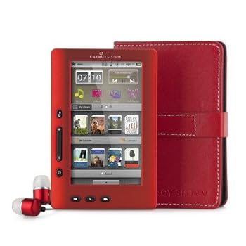 Energy Sistem® Livre Électronique EnergyTM MP5 Color Book 3048 Ruby Red (4,3