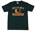Miami Florida Hurricanes 100-Percent Cotton School Spirit Short Sleeve T-Shirt