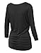 Kwok Blouse,Women's Sleeve Casual Tops T-Shirt White (L)