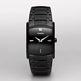 Fossil Men's FS4159 Black Stainless Steel Bracelet Black Analog Dial Watch