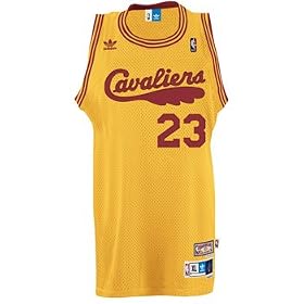 LeBron James Youth Gold Vintage 1970-1974 Swingman Jersey