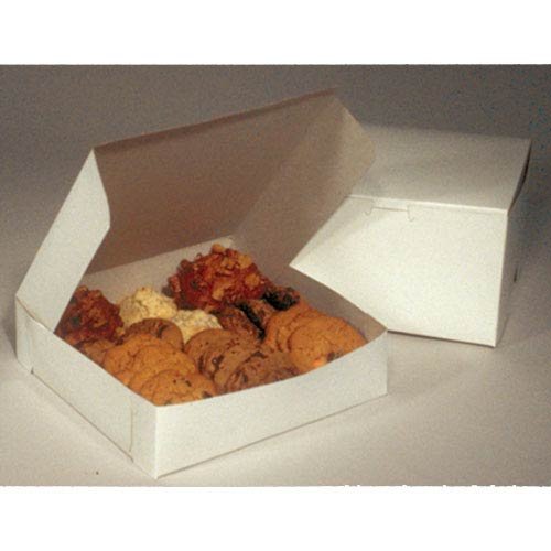 1/4 Sheet White Cake Box, 10/Pkg.