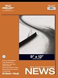 Pro Art 24-Inch by 36-Inch Rough Newsprint Paper Pad