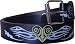 Black FLAME HEART Design Punk Rock Belt