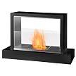 Insight Contemporary Fireplace - Black