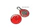 Bennies World LED Clip-On pet tags for dog collars, 2 colors RED and WHITE. #1 bright led pendant lights for walking the dog