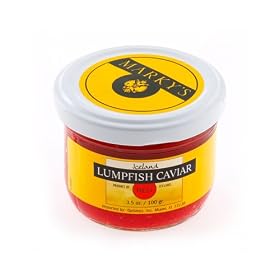 Red Lumpfish Caviar, Pasteurized - 3.5 oz