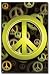 PEACE SIGNS COLLAGE HIPPIE WALL POSTER 22.5X34 #9391
