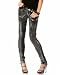 Silver Foil Skinny Jean