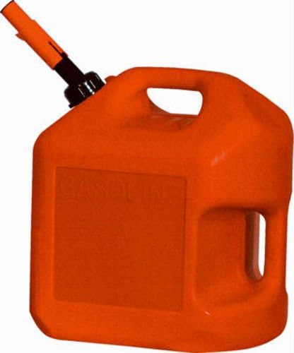 Midwest 5600 5 Gallon Red Plastic EPA Compliant Gas Can