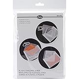 Sizzix Plastic Envelopes, 6.875 by 5-Inch, 3-Pack