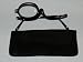 Magnifying Makeup Glasses Eyeglasses Flip Magnify size 2.0 (200) Glossy Black & Rhinestones