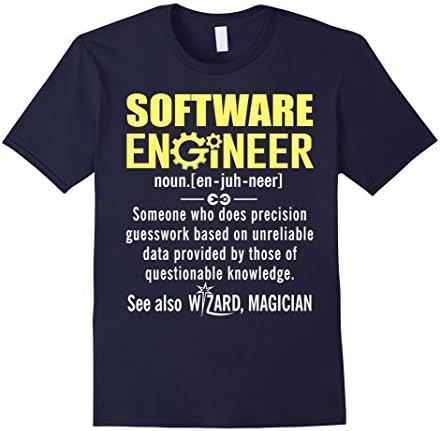 Men's Software Engineer Shirt - Software Engineer Definition XL Navy