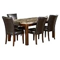 Alexandra 5-pc. Dining Set - Marble-Top