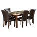 Alexandra 5-pc. Dining Set - Marble-Top