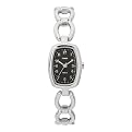 Women's Timex Mesh Oblong Face Watch - Silver