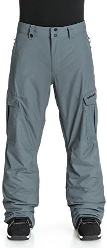 Quiksilver Snow Men's Mission Insulated Pant, Iron Gate, X-Small
