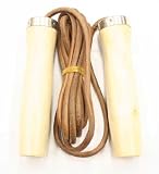 41B8jc8MLYL. SL160  New Leather JUMP ROPE Fitness Exercise Speed Skipping