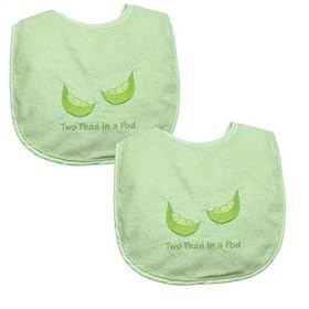 Bib - Twins Peas 2pk by I-Play