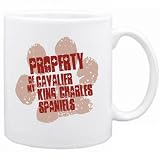 New  Property Of My Cavalier King Charles Spaniels  Mug Dog