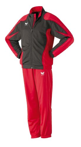 ERIMA Kinder Racing Line Polyesteranzug, schwarz/rot, 176 (4) Preisvergleich