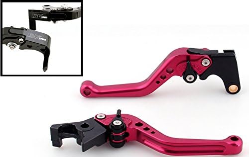 Areyoushop Short Brake Clutch Levers Fit for Suzuki B-king 2008-2011 Red