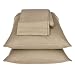 Home Tan Bamboo Jersey Sheet Set - Queen