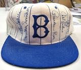 Brooklyn Dodgers Multi Signed Autographed Hat W/jsa -5 Autographs - Autographed MLB Helmets and Hats