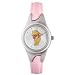 Disney Children's MC2282K Silver-Tone Winnie The Pooh Theme Sport Watch with Sunray Dial and Pink Resin Strap