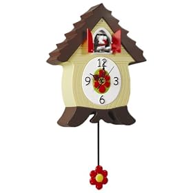 HeadsUp Design BarkCoo Clock, Cuckoo Type Clock, Dog Character