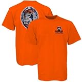 Auburn Tigers Orange 2008 Football Schedule Graphic T-shirt