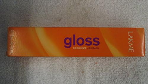 Lakme Gloss Rinse Hair Color + Jojoba Oil 7/13 Gold Ash Medium Blonde 2.1 oz