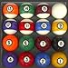 Pool Table Billiard Ball Set, Antique Style