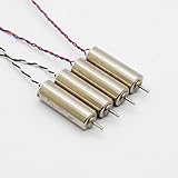 Dowonsol 4個 720 強力磁力ヘリコプターモーター 3.7V-4.2V dc コアレスモーター 46500RPM 高速