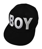 BOY Black Snapback Baseball Cap