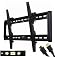 VideoSecu Tilt TV Wall Mount Bracket for Most 32"- 65" LED LCD Plasma TV Flat Panel Screen Free HDMI Cable and