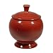 Fiestaware Cinnabar 498 9-Ounce Covered Sugar Bowl