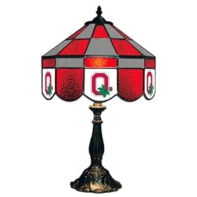 Stained Glass Table Lamp 22 Ohio State University Buckeyes