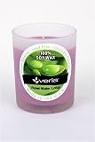 Violet Water Lotus Soy Candle in Glass Tumbler