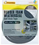 Tools & Hardware : Thermwell #R930H 1/2x9/16 Black Foam Tape