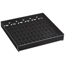 Carlisle 1102603 Black 6-Inch NeWave Square Drip Tray (Case of 12)