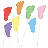 Baby Feet Twinkle Pops Assorted 7 Flavors - 120ct Bag