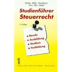 Studienf�hrer Steuerrecht