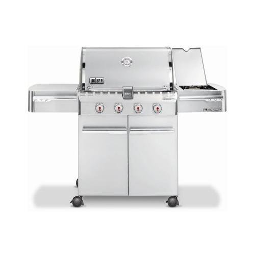 Weber 7220001 Summit S-420 Natural Gas Grill, Stainless Steel