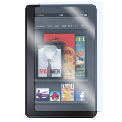 Amazon Kindle Fire MiniSuit Screen Protector/LCD Guard (Newest Anti-Glare, Anti-Fingerprint, Ultra-Clear, Transparent) (Clear)