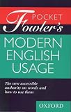 Pocket Fowler's Modern English Usage