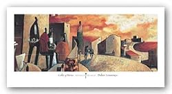 Cafe y Perro by Didier Lourenco 20"x8" Art Print Poster