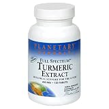 Planetary Herbals Full Spectrum Turmeric Extract, 450 mg, Tablets , 120 Tablets (Pack of 2)