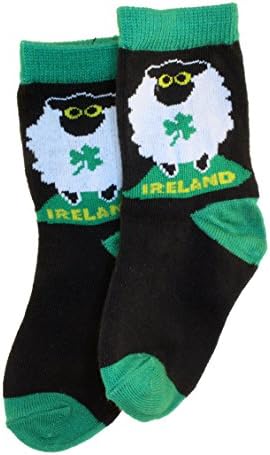 Irish Baby Socks Sheep with Shamrock 0-36 Mths
