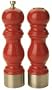 MIU France Salt and Pepper Mill Shaker Set, Red